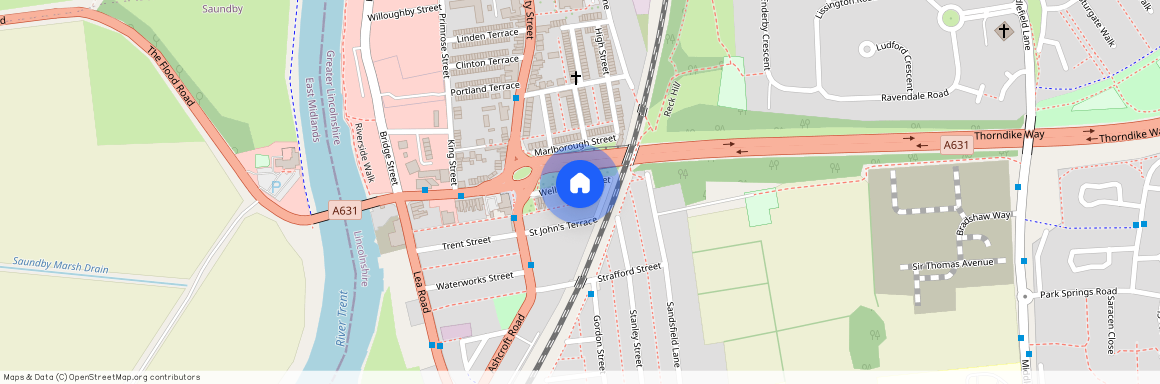 Wellington Street, Gainsborough, Lincolnshire, DN21