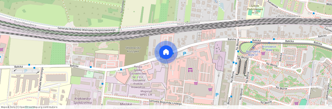 ul. Balicka, Bronowice, Bronowice, Kraków, małopolskie