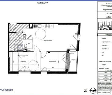 location Appartement T3 DE 60.42m² À AMIENS - Photo 2