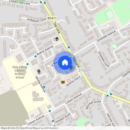 St Margarets Close, Preston