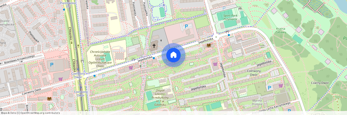 ul. Jagiellońska, Przymorze Wielkie, Gdańsk, pomorskie