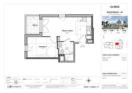 Location Appartement 2 pièces 36m² BOUGUENAIS 44340 - Photo 5