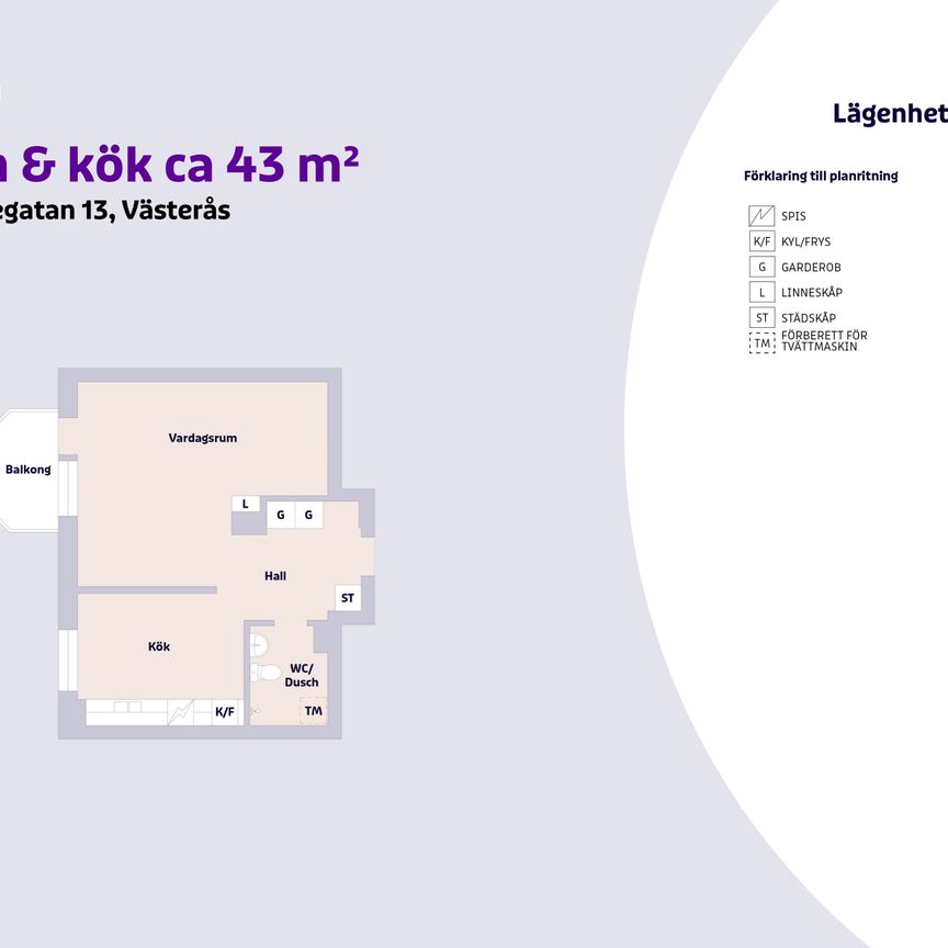 Gulsporregatan 13 E, Västerås - Foto 1