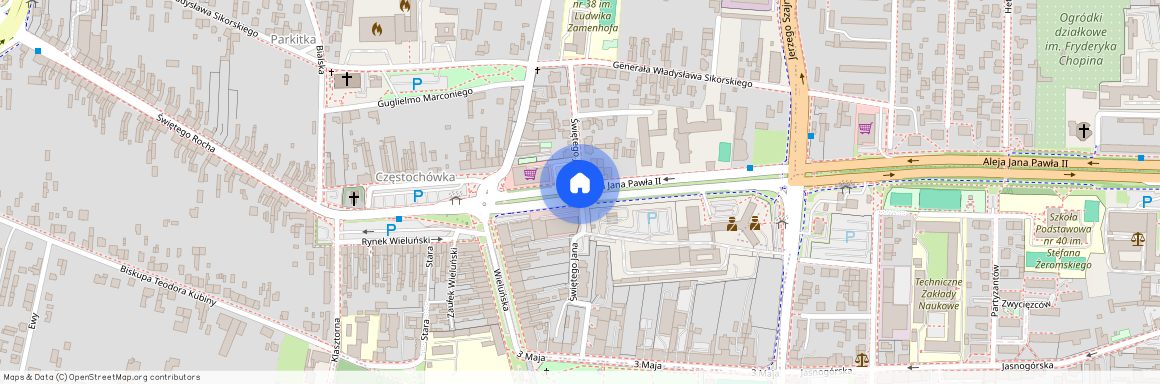 ul. św. Jana, Częstochówka, Częstochówka-Parkitka, Częstochowa, śląskie