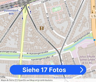 EXKLUSIV NÄHE BILKER ARCADEN MODERN MIT BALKON WANNENBAD EINBAUKÜCH... - Foto 1