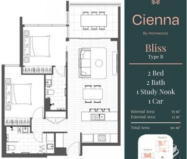 CIENNA VARSITY RIDGE - 2 Bedroom Executive Apartment - Photo 2