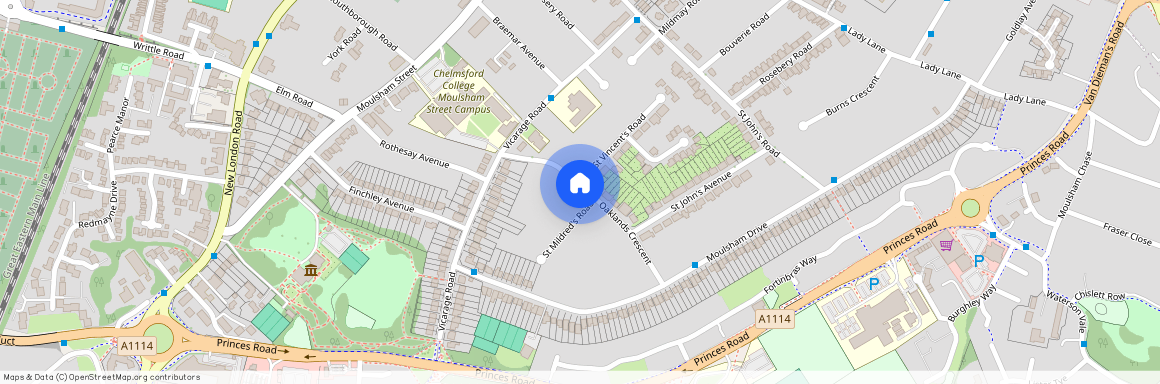 Oaklands Crescent, Chelmsford, Essex, CM2 9FG