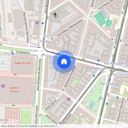 ul. Bolesława Krzywoustego, Turzyn, Śródmieście, Szczecin, zachodniopomorskie