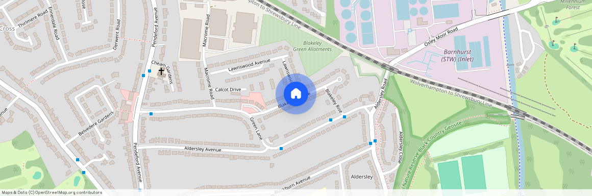 Blakeley Avenue, claregate