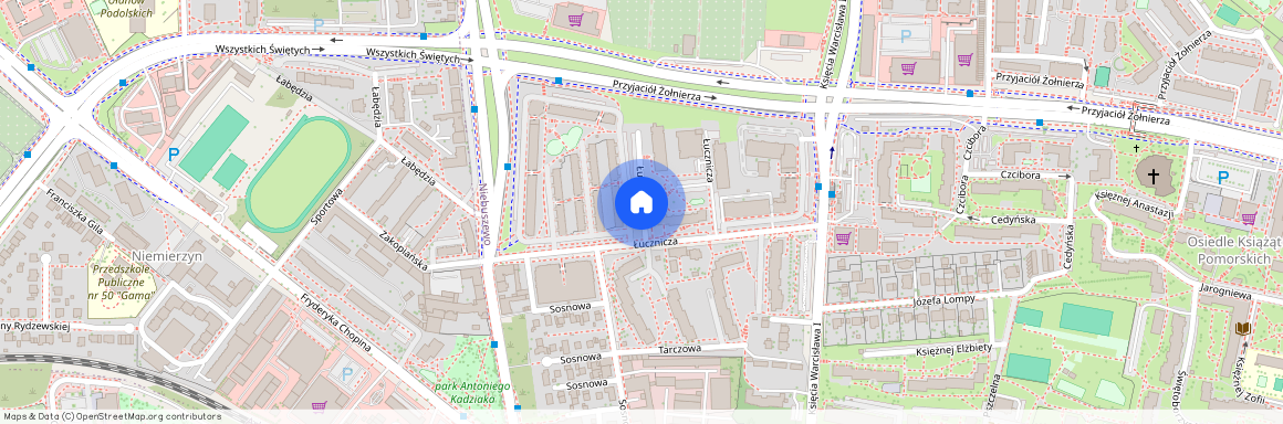 ul. Łucznicza, Niebuszewo, Północ, Szczecin, zachodniopomorskie