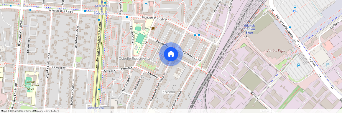 ul. Sebastiana Klonowicza, Wrzeszcz Dolny, Gdańsk, pomorskie