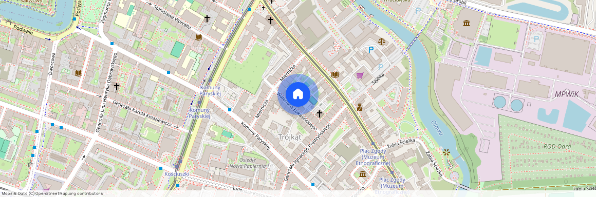 ul. Waleriana Łukasińskiego, Przedmieście Oławskie, Krzyki, Wrocław, dolnośląskie