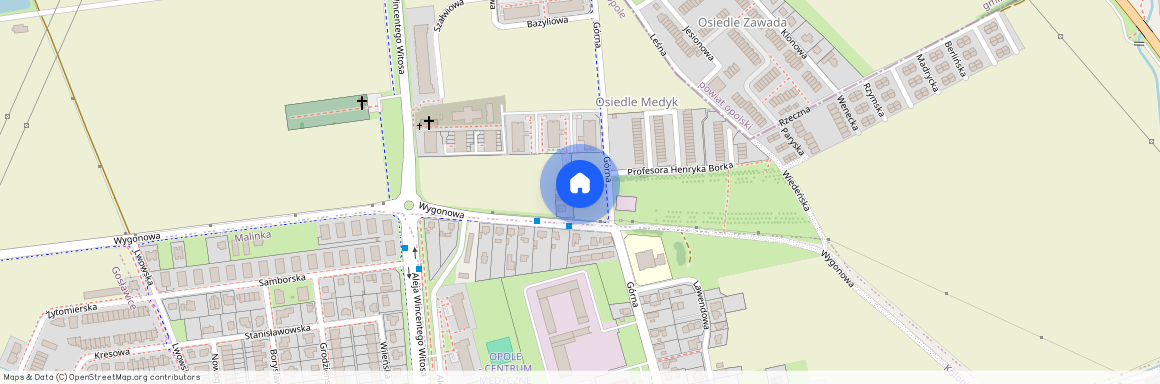 ul. Górna, Gosławice, Opole, opolskie