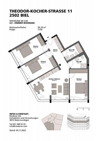 Stilvolle 4.5-Zimmer-Wohnung nahe Bahnhof - Foto 4