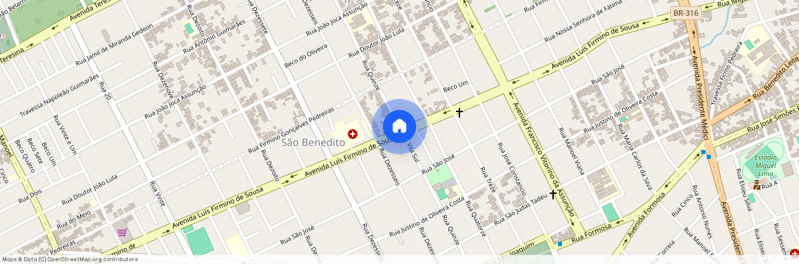 Avenida Luís Firmino de Sousa, São Benedito, Timon, MA, 65636340