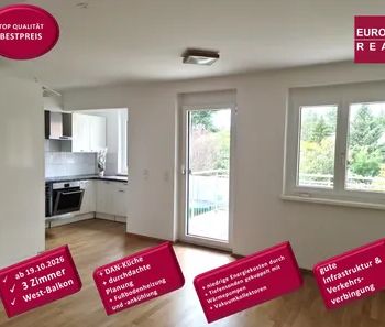 helle, ruhige 3 Zimmer Wohnung mit Balkon, niedrige Energiekosten - Photo 2