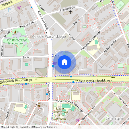 ul. Ludwika Waryńskiego, Centrum, Białystok, podlaskie