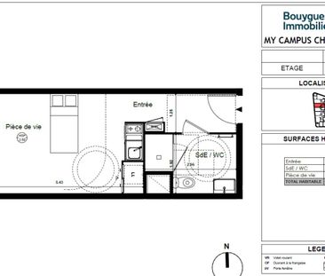 Appartement T1 à louer - 26 m² - Photo 5