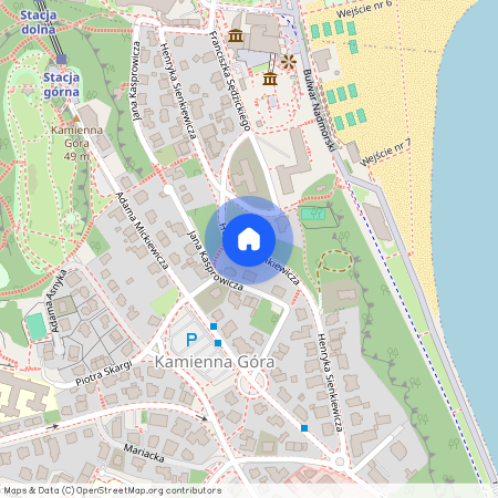 ul. Henryka Sienkiewicza, Kamienna Góra, Gdynia, pomorskie