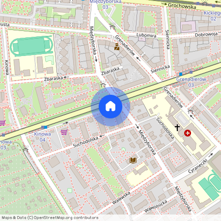 ul. Grochowska, Grochów, Praga-Południe, Warszawa, mazowieckie