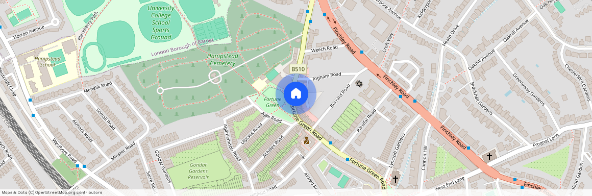 Fortune Green Road, West Hampstead, London, NW6