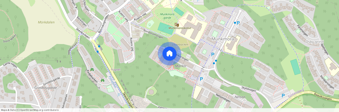 Markörstigen 8, Munkmora