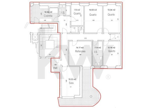 Apartamento T3 em Lisboa