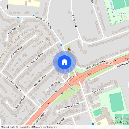 Pettits Lane North, Romford, London, RM1