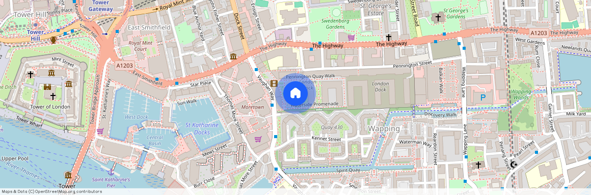 Merino Gardens, London Dock, E1W