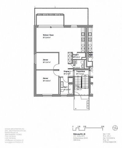 3.5-ZW à 78 m² im 1. OG links (Totalsaniert 2022) - Foto 2