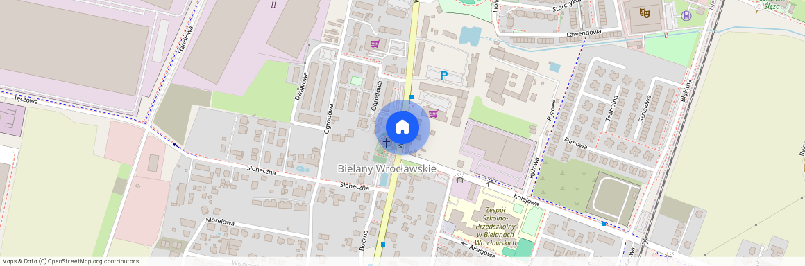 ul. Wrocławska, Bielany Wrocławskie, Kobierzyce, wrocławski, dolnośląskie