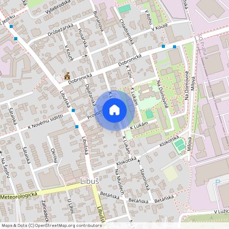 K lukám, Praha - Libuš