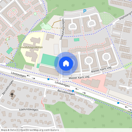 Mäster Karls väg 5, Villastaden