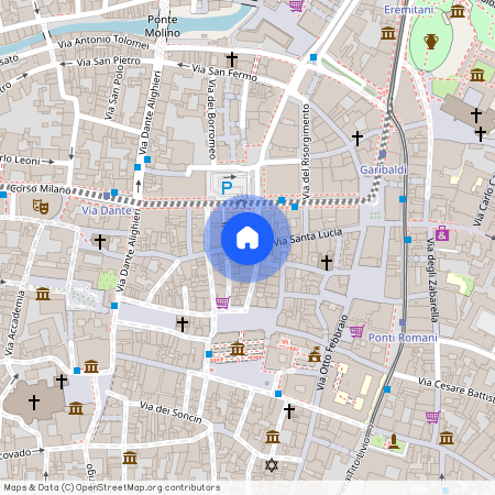 Via Santa Lucia, Padova, Veneto 35139