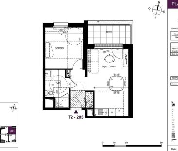 Appartement à louer 2 pièces 41.13m² - Photo 3