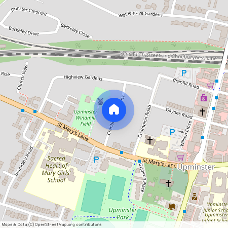 Cranborne Gardens, Upminster, RM14