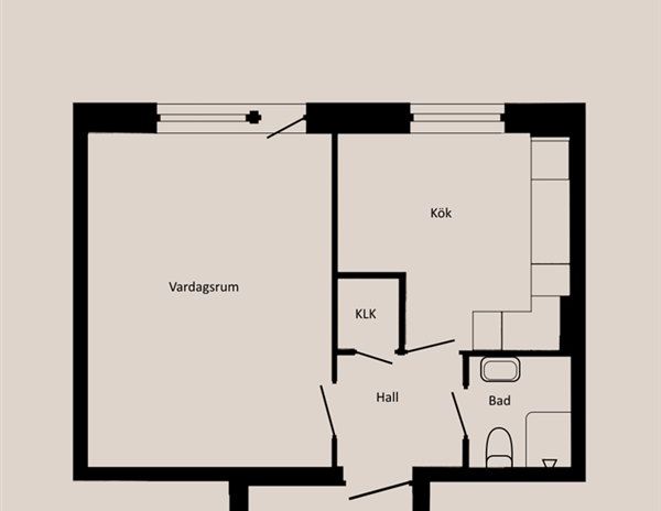 Stationsgatan 3 F - Foto 1