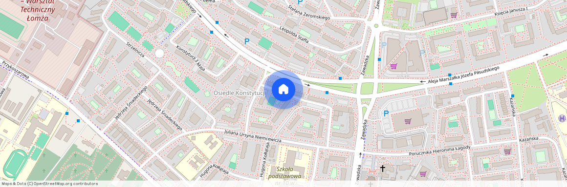 ul. Stanisława Małachowskiego, Łomża, podlaskie