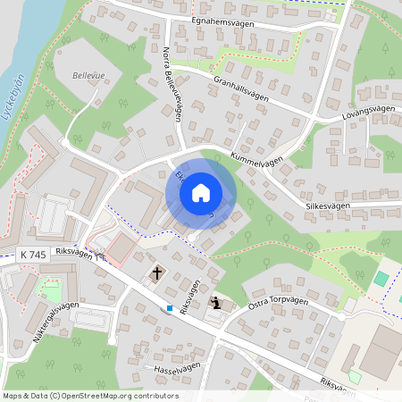 Ekebergsvägen, Lyckeby