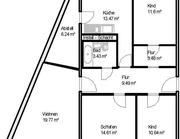 Wohnungsangebot Bandwirkerstraße 8 - Photo 1