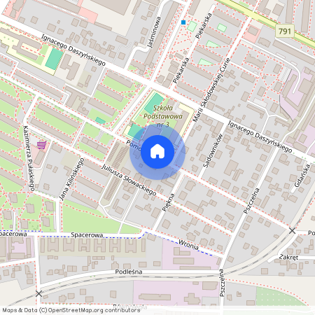 ul. Pomorska, Zawiercie, zawierciański, śląskie