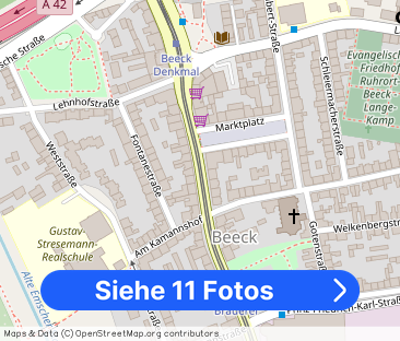 2 Zi. Wohnung 1 O.G. mit Einbauküche in Duisburg Beeck - Foto 1