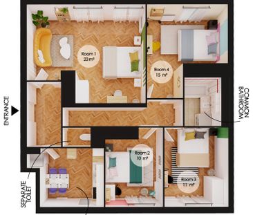 Saint-Denis - L'Aimé Jacquet - Chambre 2 - Photo 6