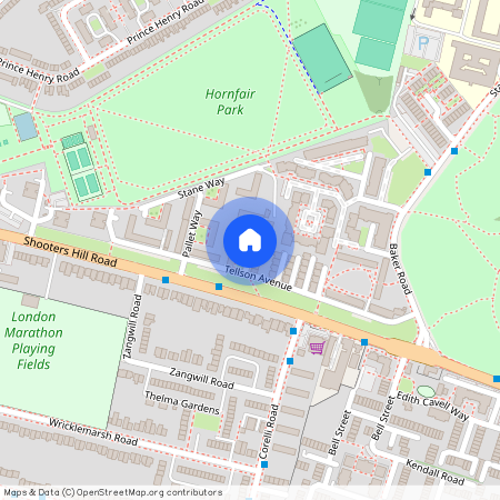 Aberford Gardens, Woolwich, London, SE18