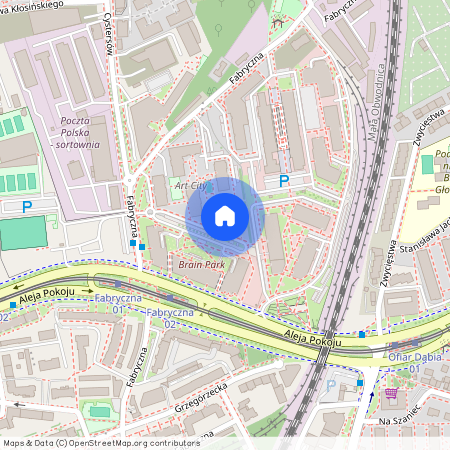 ul. Fabryczna, Grzegórzki, Grzegórzki, Kraków, małopolskie