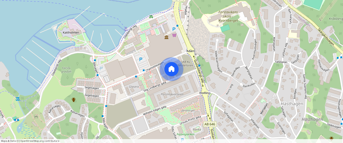 Charlottendal, Värmdö, Gustavsberg, Stockholm, Berndt Fribergs Gränd 1