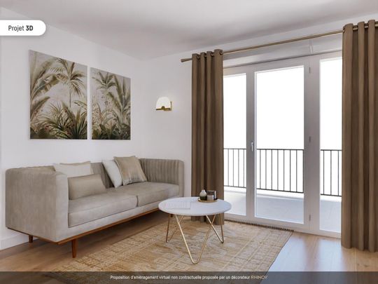 location Appartement T2 DE 44.7m² À MARSEILLE - Photo 1