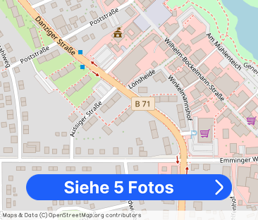 3 Zimmer Erdgeschosswohnung nähe Zentrum / Kaserne - Foto 1