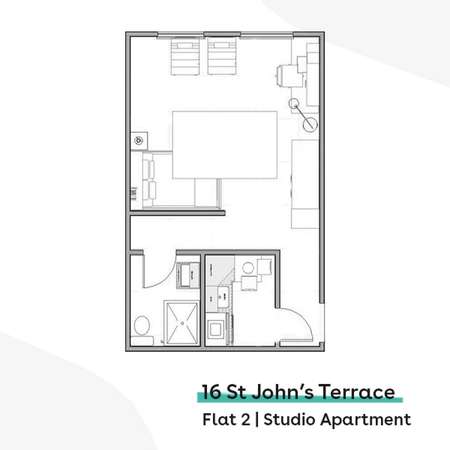 Studio to rent - Photo 3