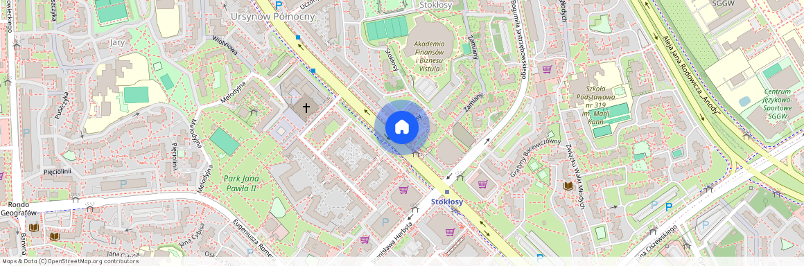 ul. Pasaż Ursynowski, Ursynów Północny, Ursynów, Warszawa, mazowieckie